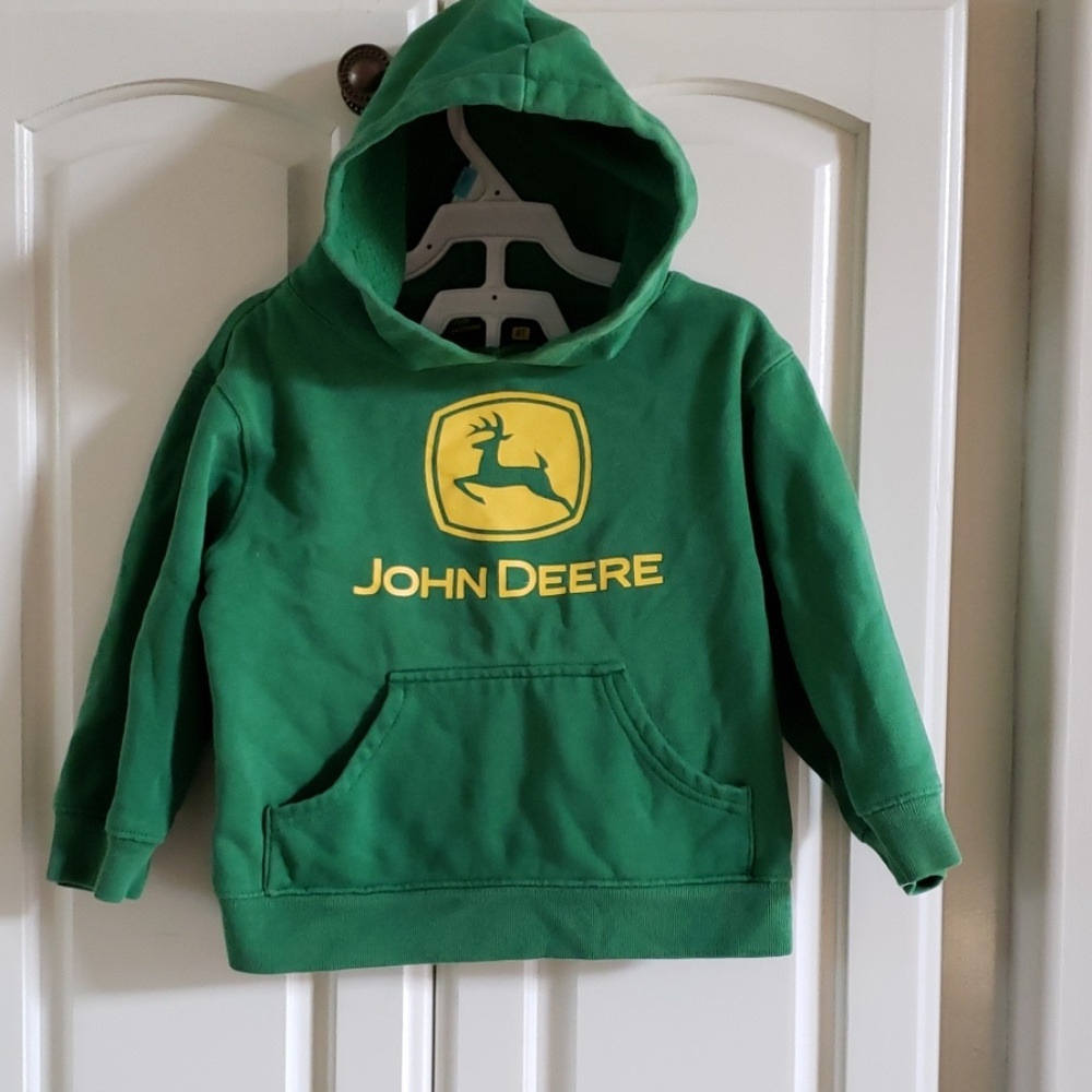 John Deere brand hoodie size 4T .